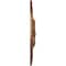 Ekena Millwork Ashley Ceiling Medallion (Fits Canopies up to 4 3/4"), 23 7/8"OD x 4"ID x 2 1/8"P, Polished Copper CM23ASPOS - alternate 4